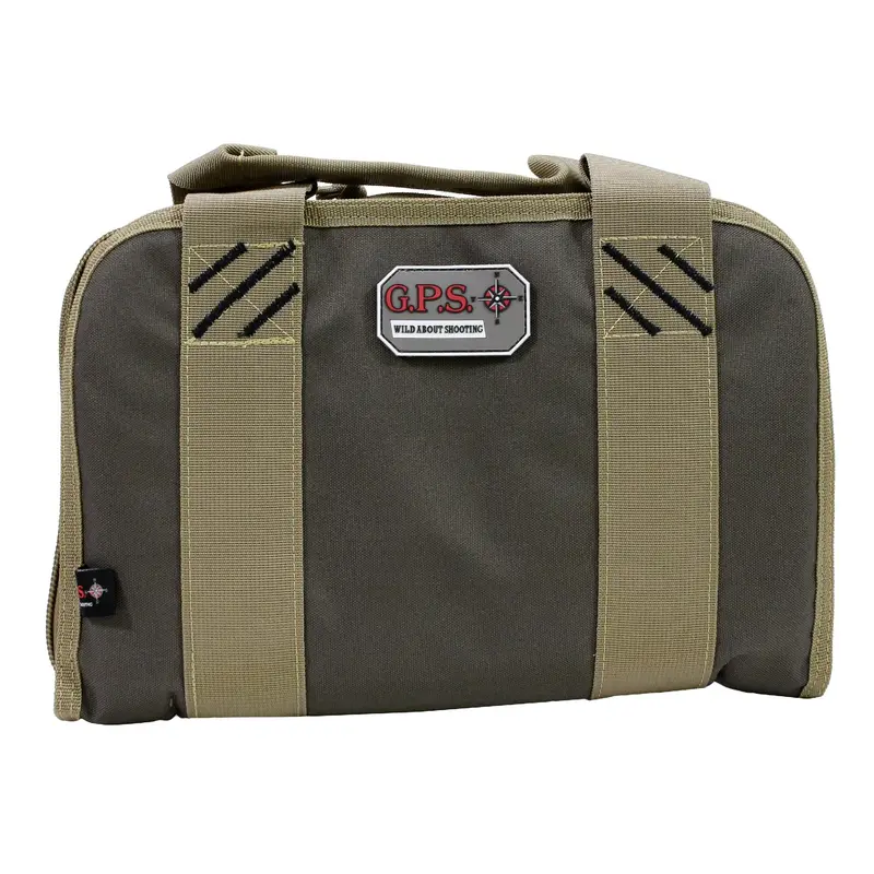 Dual-Pistol & Rifle Carry Case — Green-Khaki Tactical Bag With Multi-Weapon Compartments 1