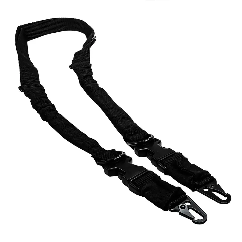 Dual-Point To Single-Point Tactical Sling – Black Nylon 1