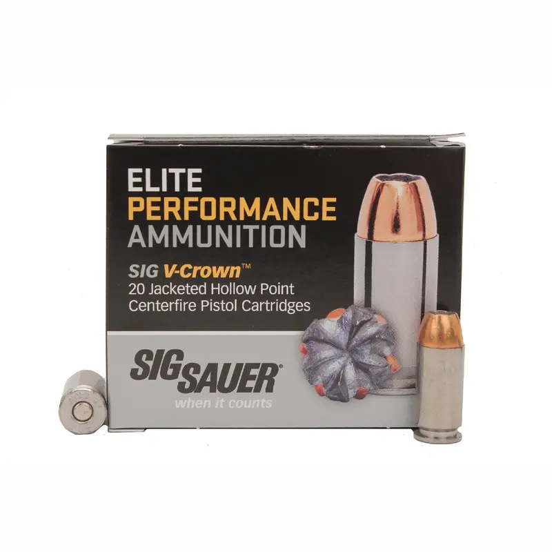 Elite V-Crown .40 S&W Ammo – 165-Grain Jhp, 20-Round Box 1