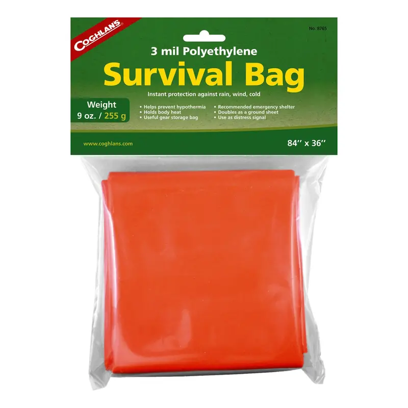 Emergency Thermal Survival Bag – Heavy-Duty Mylar Heat-Reflective Bivvy 1