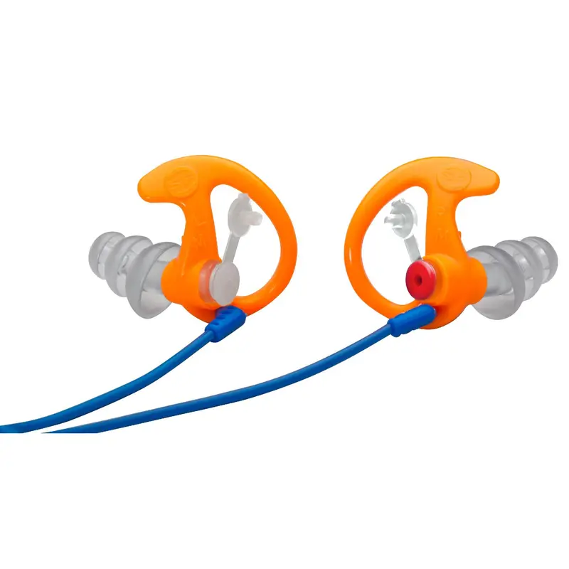 Ep4 Sonic Defender Earplugs – Medium Fit, Orange High-Fidelity Hearing Protection (1 Pair) 1