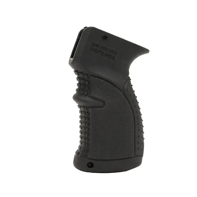 Ergonomic Rubberized Ak-47 Pistol Grip – Textured Surface, Matte Black Finish 1