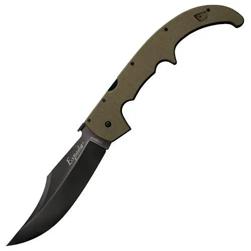 Espada Xl Tactical Knife – G-10 Handle, Olive Drab Green 1