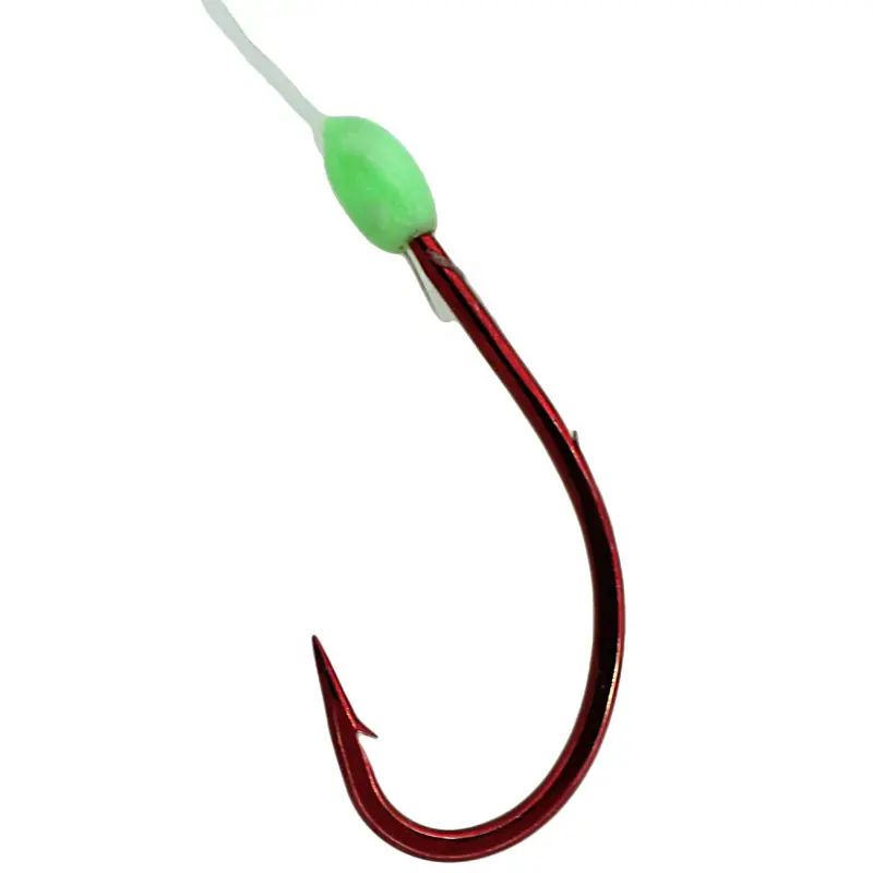 Ewg Walleye Snell Hook – Size 2, Red Finish, Pack Of 3 1