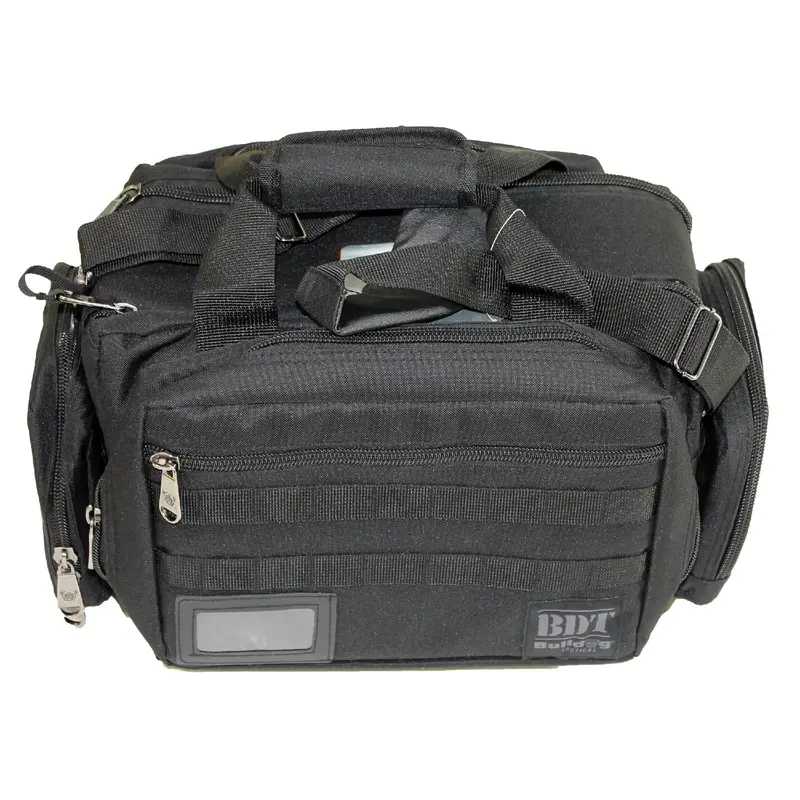 Extra-Large Tactical Range Bag With Molle System – Black 1