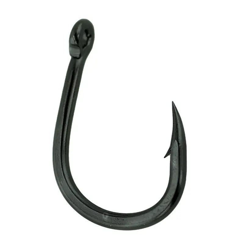 Extra-Strong Live Bait Hook – Size 5/0, Non-Shine Black Finish (Pack Of 7) 1
