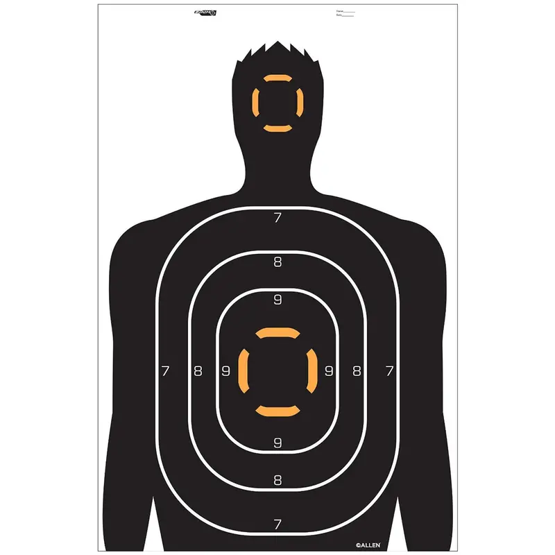 Ez Aim 23×35 Inch Human Silhouette Targets – 4-Pack 1