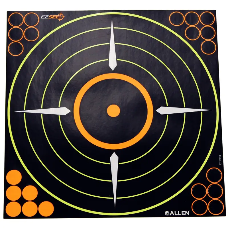 Ez Aim Splash Bullseye Targets – 12" X 12", Pack Of 5 1