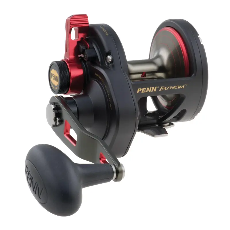 Fathom Conventional Fishing Reel – 30 Model, Lever Drag System, Right-Hand Retrieve 1