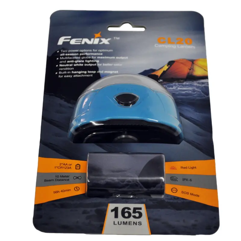 Fenix Pd35 V3.0 Portable Lantern – 165 Lumens, Cr123A/Aa Battery Compatible, Sky Blue 1