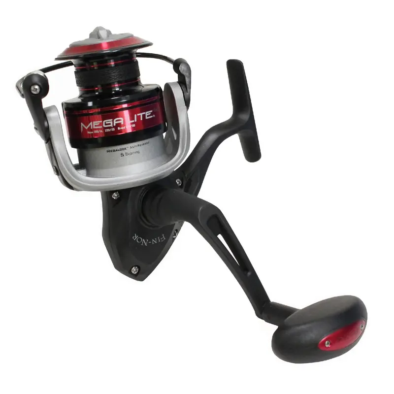Fin-Nor Mega Spinning Reel Size 60 — 4.3:1 Gear Ratio, 37-Inch Retrieve, 23-Lb Max Drag, Left-Hand, Retail Box 1