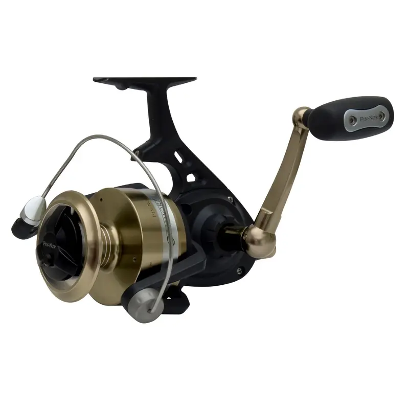 Fin-Nor Offshore Spinning Reel Size 65 — 4.4:1 Gear Ratio, 38-Inch Retrieve, Four Bearings, Left-Hand 1