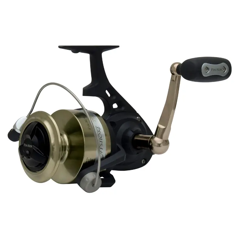 Fin-Nor Offshore Spinning Reel Size 75 — 4.4:1 Gear Ratio, 40-Inch Retrieve, Four Bearings, Left-Hand 1