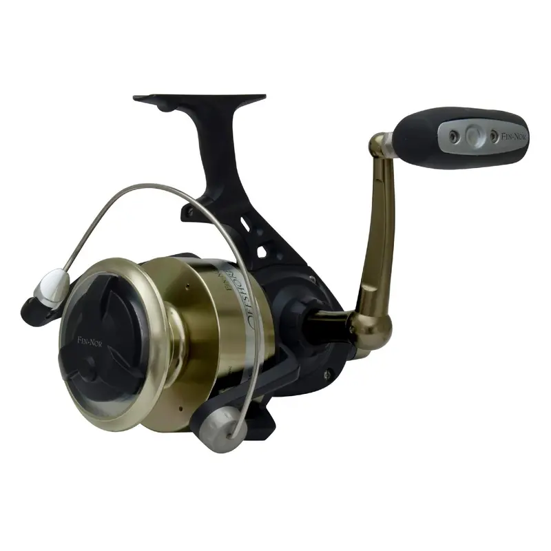 Fin-Nor Offshore Spinning Reel Size 85 — 4.4:1 Gear Ratio, 43-Inch Retrieve, Four Bearings, Left-Hand 1