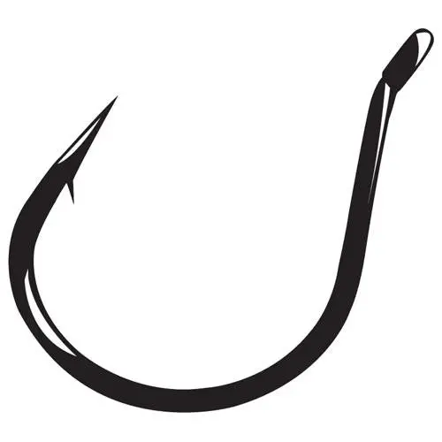 Finesse Wide-Gap Hook – Precision-Tuned Size 1, Non-Shine Black (6-Pack) 1