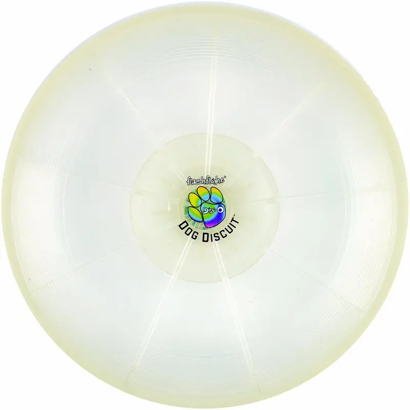 Flashflight Led Dog Disc – Glow-In-The-Dark Disco Light Design 1