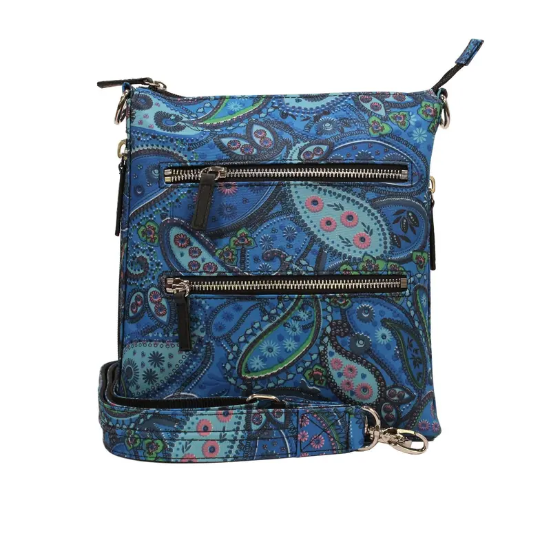 Flat Sac Microfiber Travel Pouch – Paisley Pattern 1