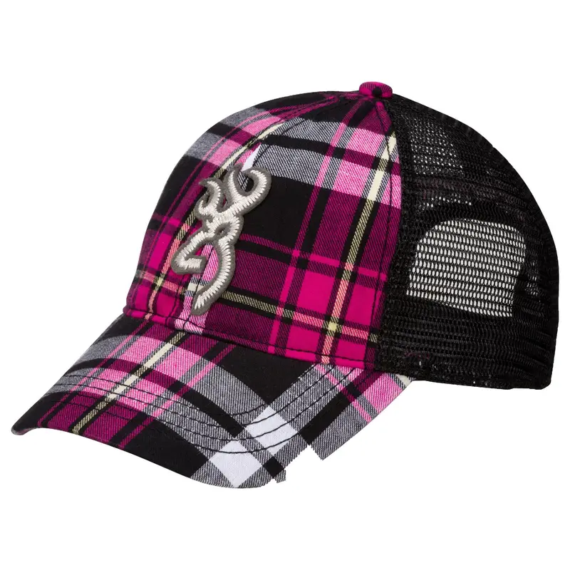 Fuchsia-And-Black Tiva Cap 1