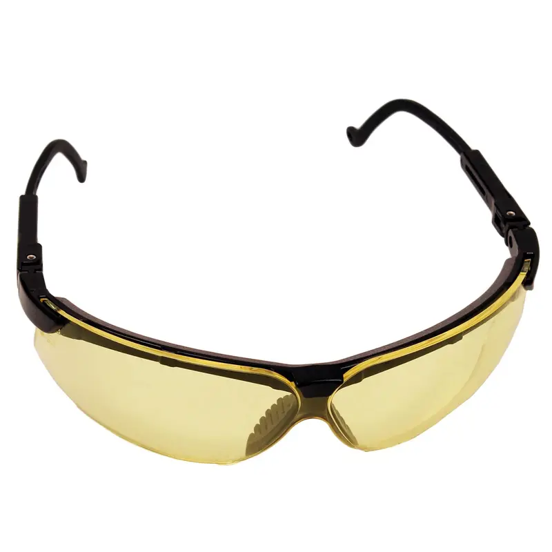 Genesis Anti-Fog Safety Goggles With Black Frame And Amber Lens 1