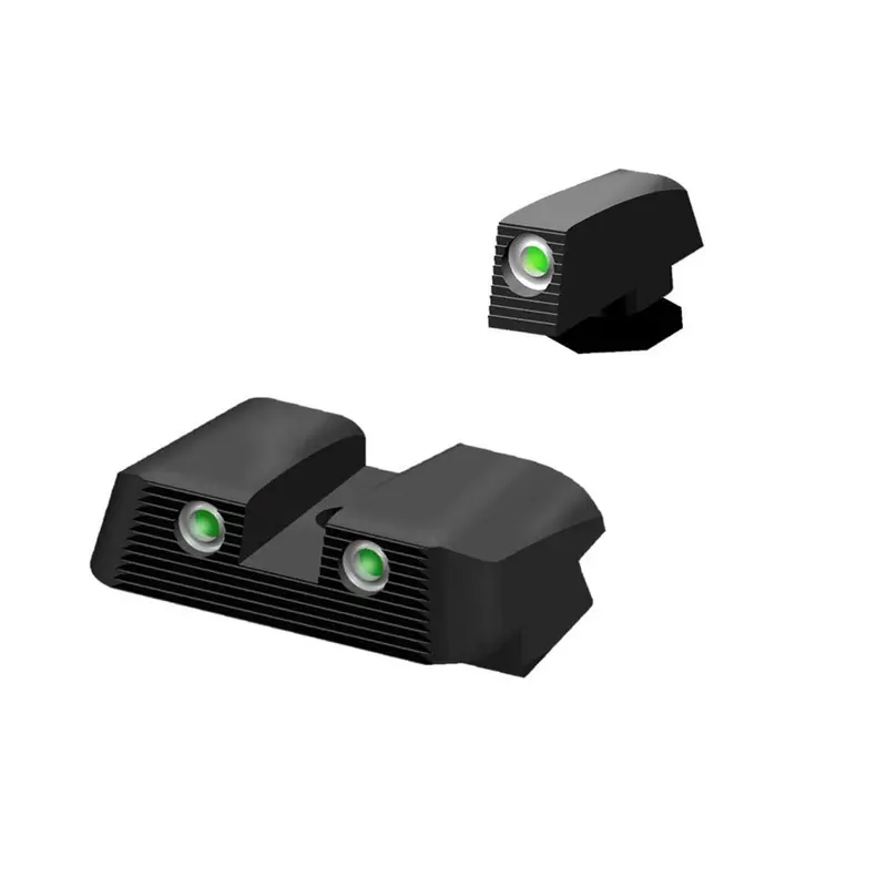 Glock Night Sight Set – Front & Rear, Compatible With 9Mm, .40 S&W, And .357 Sig 1