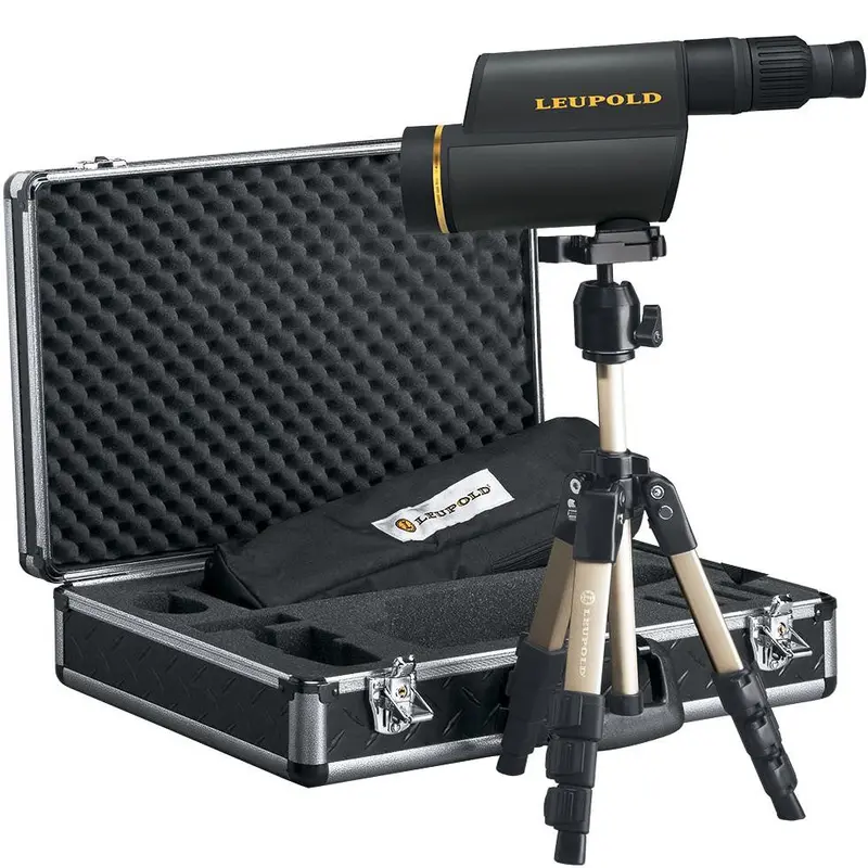 Gold Ring Hd Spotting Scope – 12-40X60Mm Zoom, Titanium Gray Housing With Full Accessory Kit 1