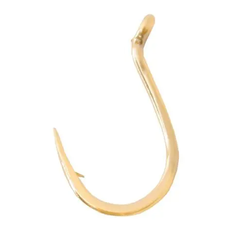 Gold Size 14 Single Egg Hook With Barb-On-Shank – Pack Of 10 1