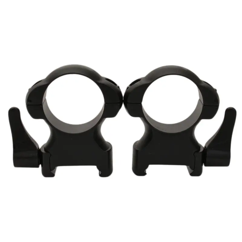 Grand Slam Steel Scope Rings – 1-Inch, Extra-High, Matte Finish With Lever-Lock Mechanism 1