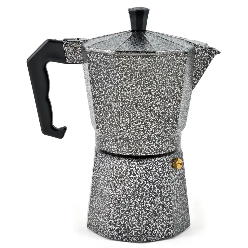 Granite Espresso Maker – 6-Cup Stovetop Brew System 1