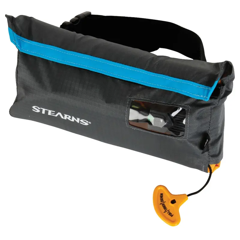 Gray-Blue Manual Inflatable Belt Pack For Water Safety 1