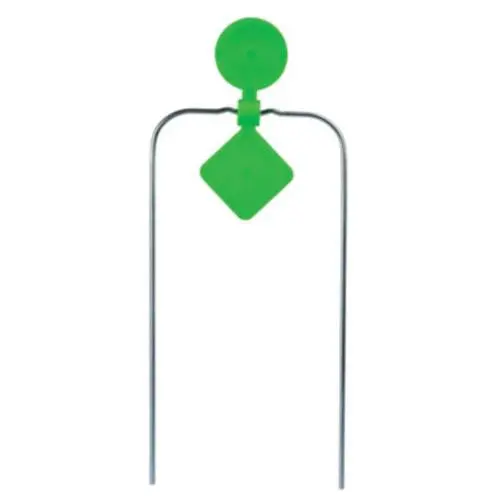 Green Double-Spinning Target – Dual-Axis Reactive Shooting Drill 1