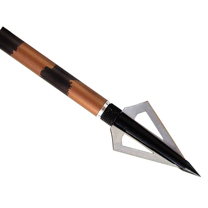 Grizzly 3-Blade Broadheads – 1 3/16" Cutting Diameter, 0.027" Thickness, 100 Grain (3-Pack) 1