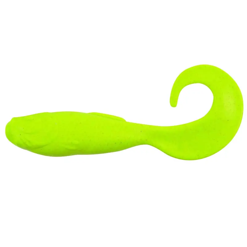 Gulp! 6-Inch Swimming Mullet Soft Bait In Chartreuse (Pack Of 3) 1