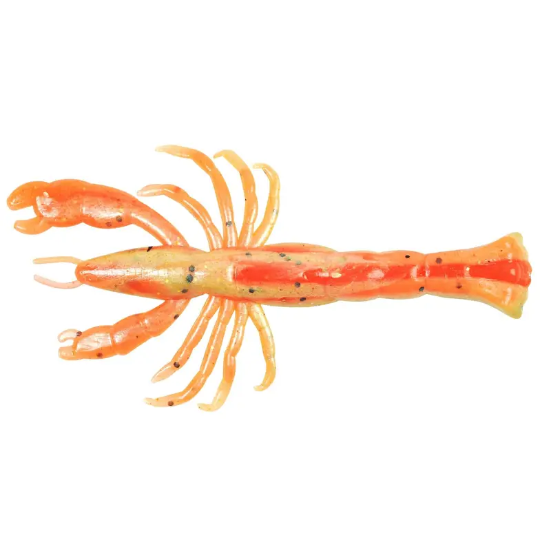 Gulp! Ghost Belly Shrimp Soft Bait – 3-Inch Natural With Sparkle (7-Pack) 1
