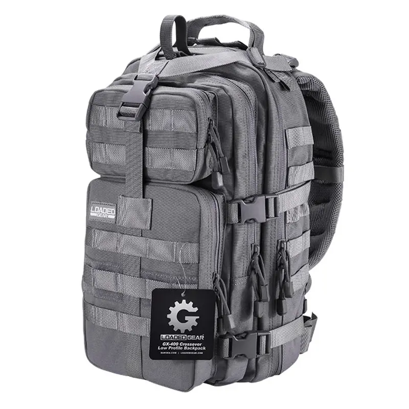 Gx-400 Crossover Backpack – Low-Profile Gray Tactical Daypack 1