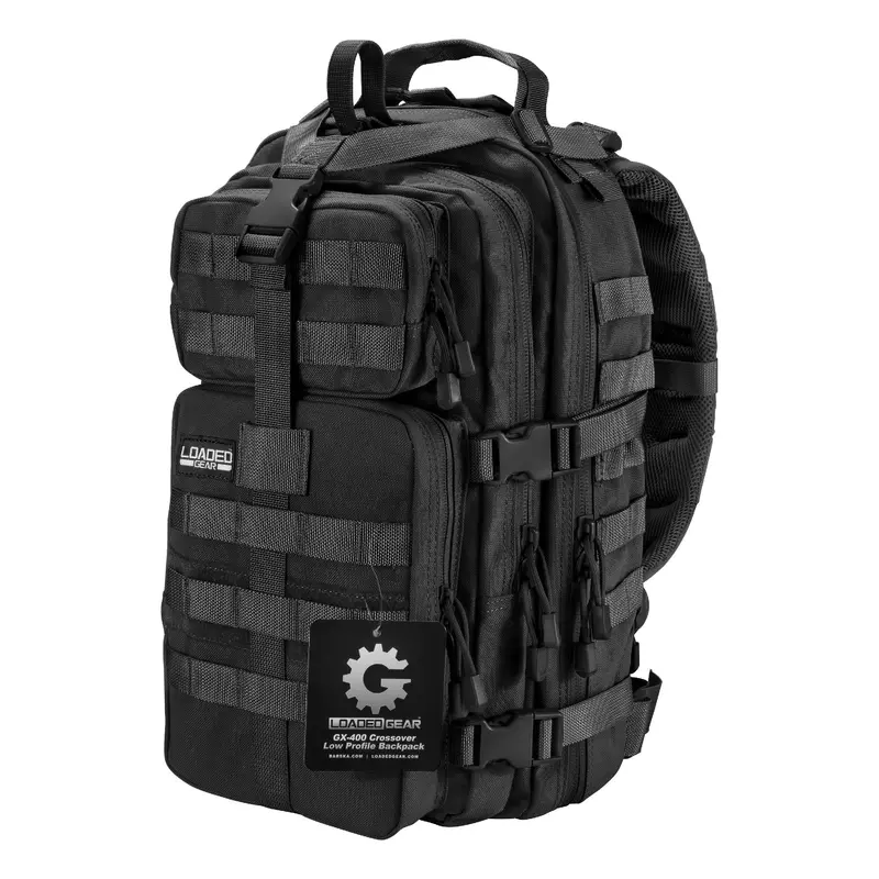 Gx-400 Low-Profile Crossover Backpack – Matte Black 1