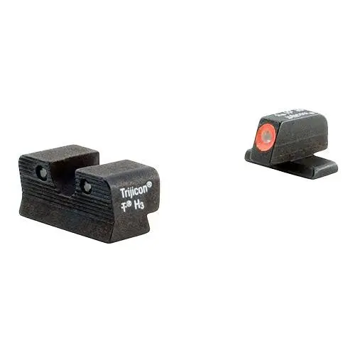 Hd Night Sight Set – Compatible With Fnh Fn509, Orange Front Outline Design 1