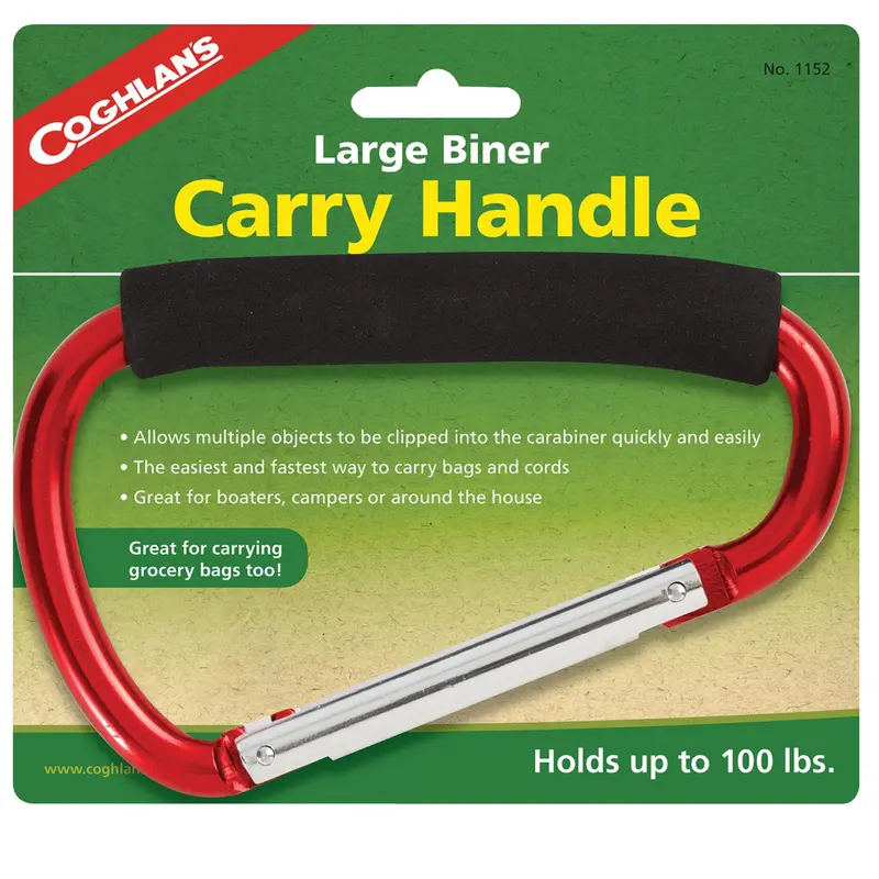Heavy-Duty Carabiner Carry Handle 1