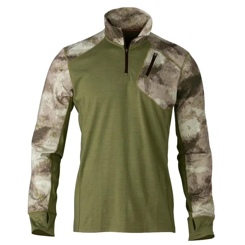 Hell'S Canyon Speed Mhs 1-4 Zip Shirt – Atacs Foliage-Green Camo, Small 1