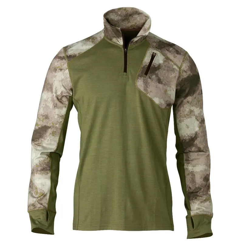 Hell'S Canyon Speed Mhs 1-4 Zip Shirt – Atacs Foliage-Green Camo, X-Large 1