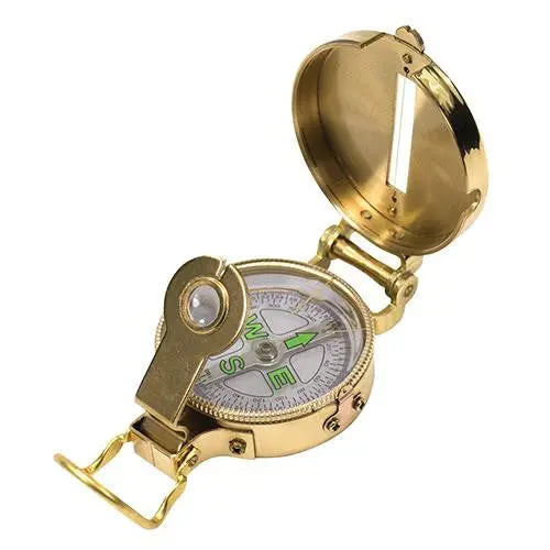 Heritage-Style Lensatic Compass For Outdoor Navigation 1