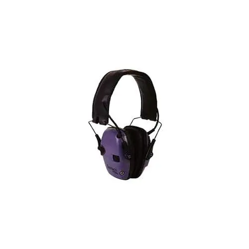 Impact Sport Purple Electronic Earmuff With Noise-Canceling Technology 1