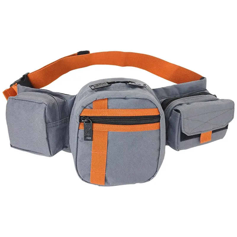 Incog Waist Pack – Battleship Gray With Rust Accent 1