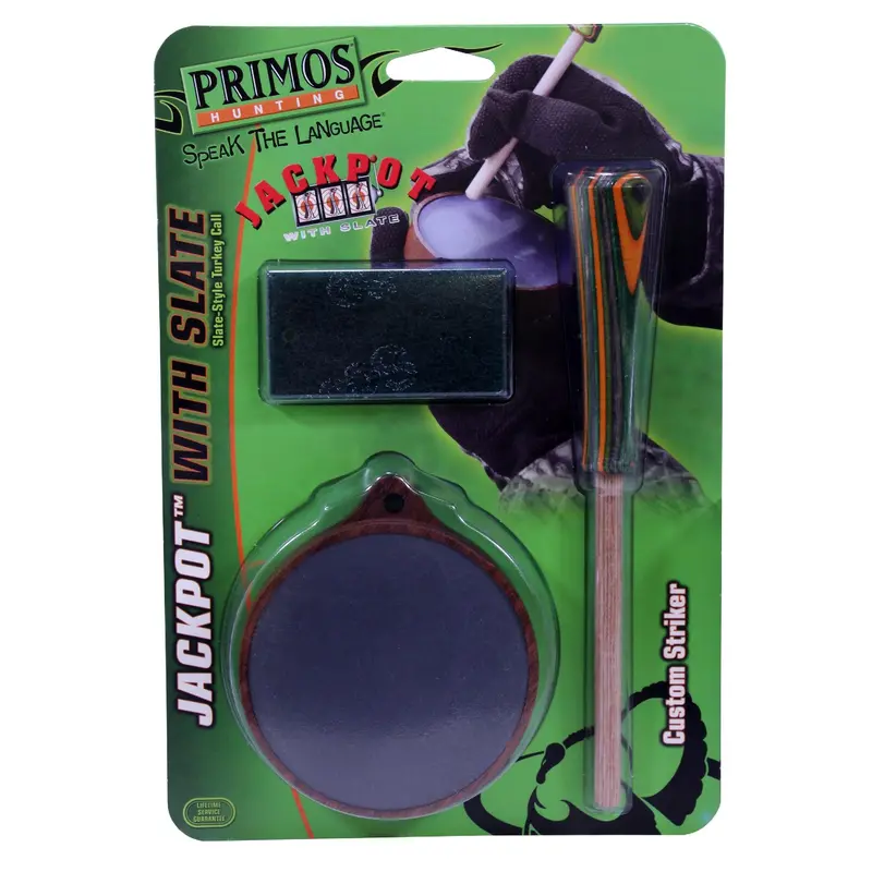 Jackpot Turkey Friction Call With Slate Surface 1