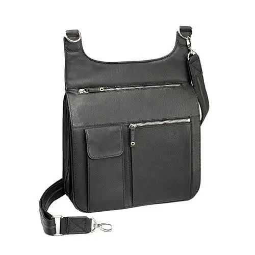 Jennifer’S Traveler Crossbody Bag – Sleek Black Design 1