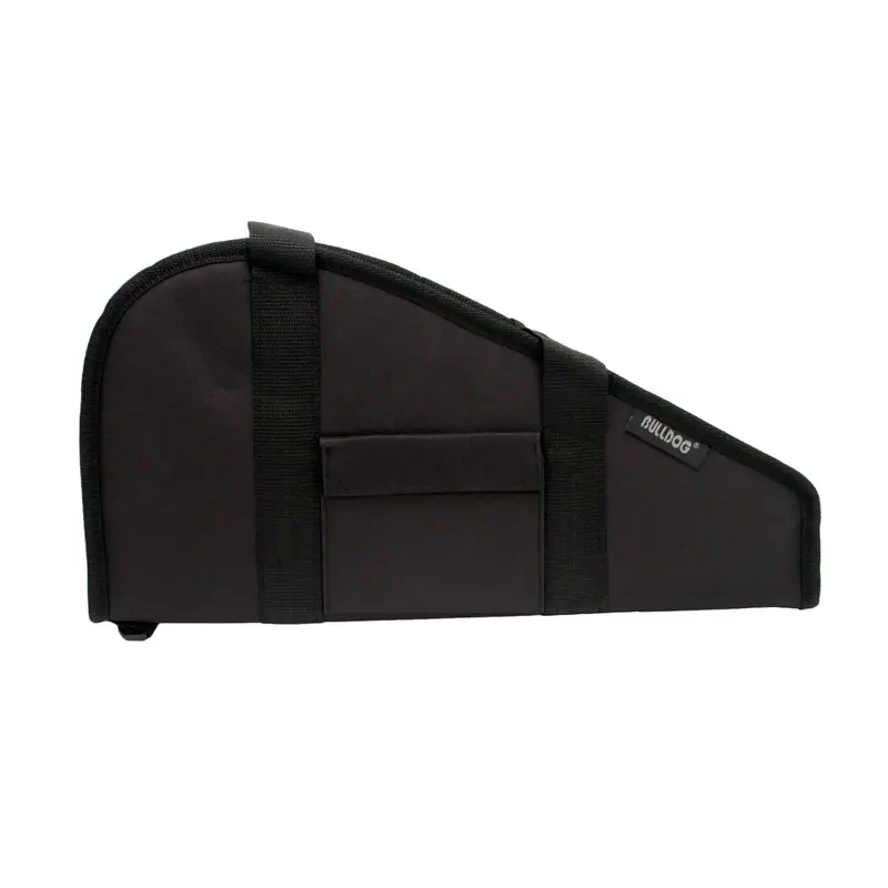 Large Black Pistol Rug With Accessory Storage Pocket 1