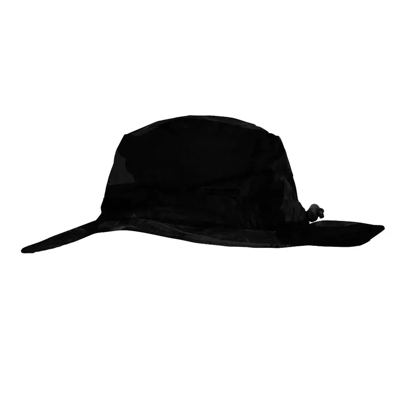 Lightweight Breathable Boonie Hat – Solid Black, Uv-Resistant Fabric 1