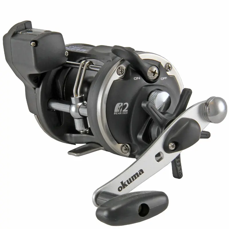 Magda Pro Dxt Line-Counter Reel – 5.1:1 Ratio, 2-Bearing, 15 Lb Drag, 23" Retrieve, Left-Hand 1