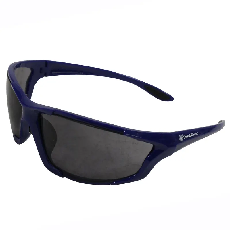 Major Series Shooting Eyewear – Blue Frame, Smoke Lens 1