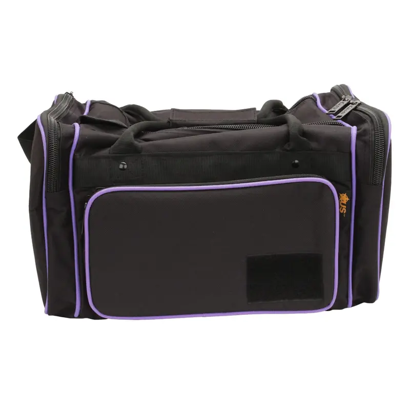 Medium-Sized Range Bag – Black And Purple Design 1