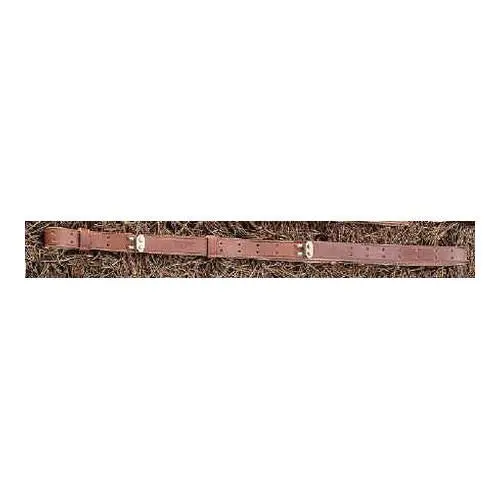 Military-Style Leather Rifle Sling – 1-Inch Width 1